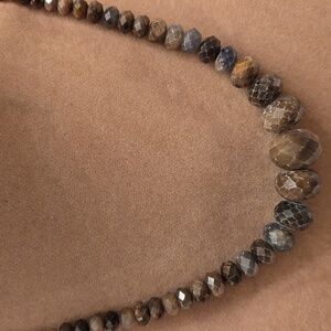 Jay King Beaded Jasper/Agate Necklace